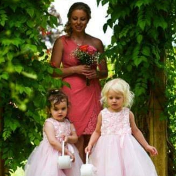 Le Chateau Pink bridesmaid dress size small - Picture 2 of 10